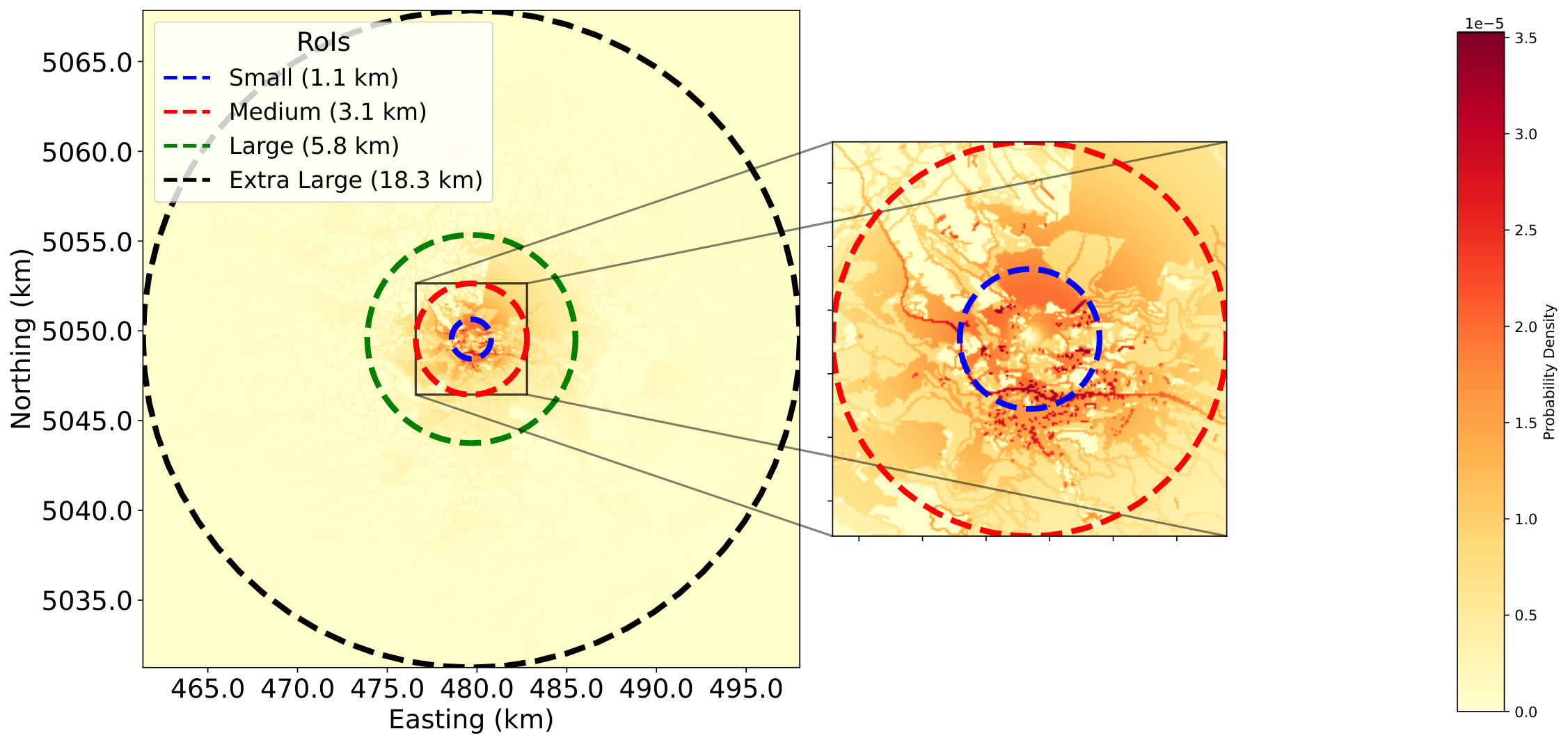 Probability map of environment 19 generated with the SAREnv framework